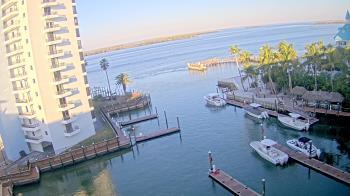 Weather camera view of Sanibel Harbour Yacht Club.
