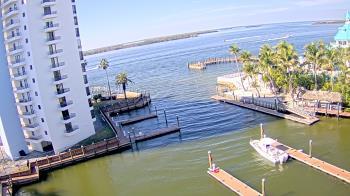 Weather camera view of Sanibel Harbour Yacht Club.