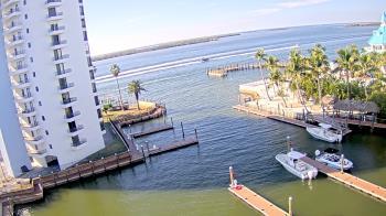 Weather camera view of Sanibel Harbour Yacht Club.