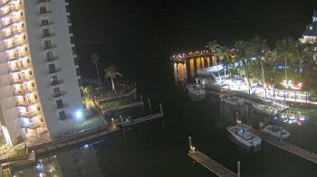Weather camera view of Sanibel Harbour Yacht Club.