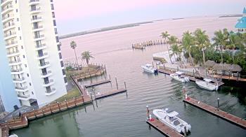 Weather camera view of Sanibel Harbour Yacht Club.