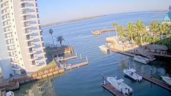 Weather camera view of Sanibel Harbour Yacht Club.