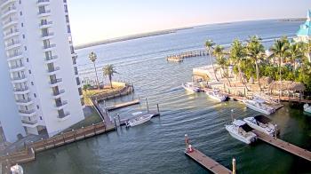 Weather camera view of Sanibel Harbour Yacht Club.