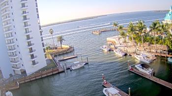 Weather camera view of Sanibel Harbour Yacht Club.
