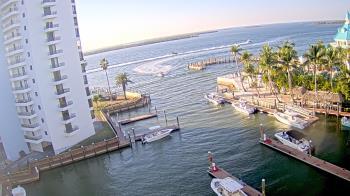 Weather camera view of Sanibel Harbour Yacht Club.