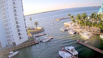 Weather camera view of Sanibel Harbour Yacht Club.
