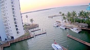 Weather camera view of Sanibel Harbour Yacht Club.