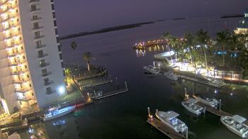 Weather camera view of Sanibel Harbour Yacht Club.