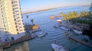 Weather camera view of Sanibel Harbour Yacht Club.
