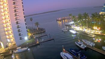 Weather camera view of Sanibel Harbour Yacht Club.