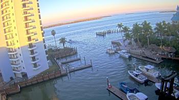 Weather camera view of Sanibel Harbour Yacht Club.
