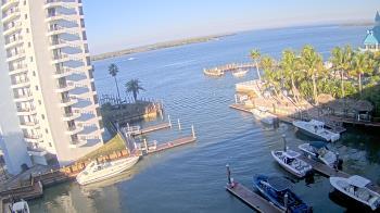 Weather camera view of Sanibel Harbour Yacht Club.