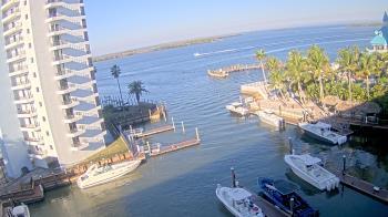 Weather camera view of Sanibel Harbour Yacht Club.
