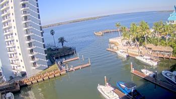 Weather camera view of Sanibel Harbour Yacht Club.
