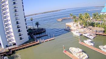 Weather camera view of Sanibel Harbour Yacht Club.
