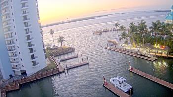 Weather camera view of Sanibel Harbour Yacht Club.