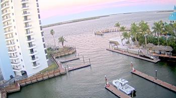 Weather camera view of Sanibel Harbour Yacht Club.
