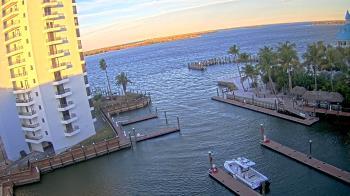 Weather camera view of Sanibel Harbour Yacht Club.