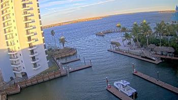 Weather camera view of Sanibel Harbour Yacht Club.