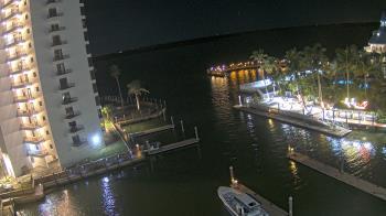 Weather camera view of Sanibel Harbour Yacht Club.