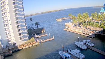 Weather camera view of Sanibel Harbour Yacht Club.