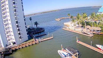Weather camera view of Sanibel Harbour Yacht Club.