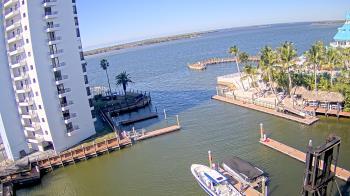 Weather camera view of Sanibel Harbour Yacht Club.