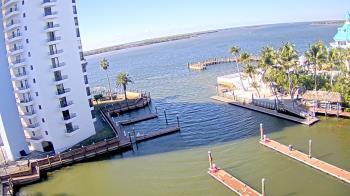 Weather camera view of Sanibel Harbour Yacht Club.