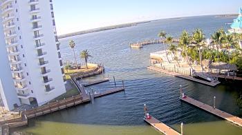 Weather camera view of Sanibel Harbour Yacht Club.