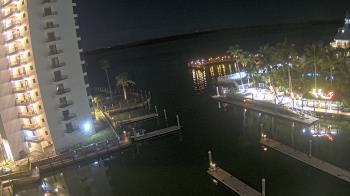 Weather camera view of Sanibel Harbour Yacht Club.