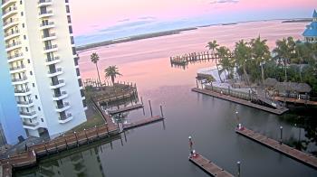 Weather camera view of Sanibel Harbour Yacht Club.