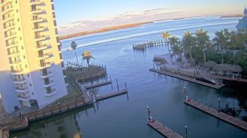Weather camera view of Sanibel Harbour Yacht Club.