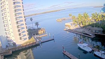 Weather camera view of Sanibel Harbour Yacht Club.