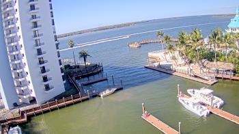 Weather camera view of Sanibel Harbour Yacht Club.