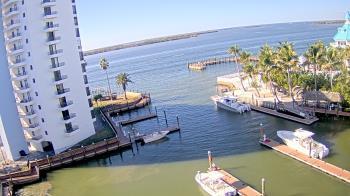 Weather camera view of Sanibel Harbour Yacht Club.