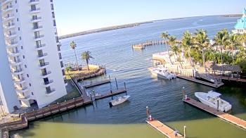 Weather camera view of Sanibel Harbour Yacht Club.