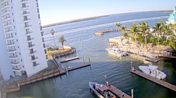 Weather camera view of Sanibel Harbour Yacht Club.