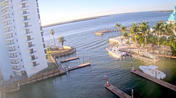 Weather camera view of Sanibel Harbour Yacht Club.