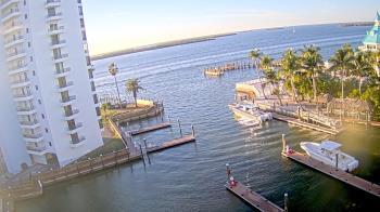 Weather camera view of Sanibel Harbour Yacht Club.