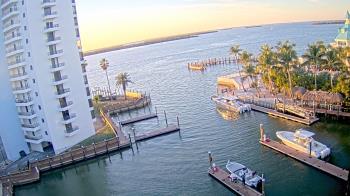 Weather camera view of Sanibel Harbour Yacht Club.