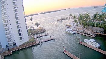 Weather camera view of Sanibel Harbour Yacht Club.