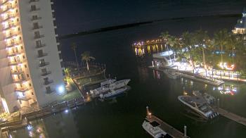 Weather camera view of Sanibel Harbour Yacht Club.