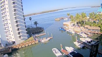 Weather camera view of Sanibel Harbour Yacht Club.