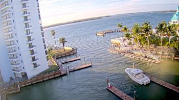 Weather camera view of Sanibel Harbour Yacht Club.