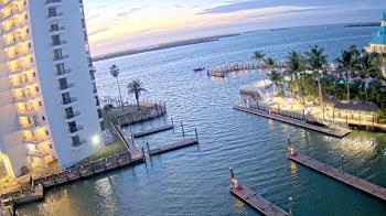 Weather camera view of Sanibel Harbour Yacht Club.