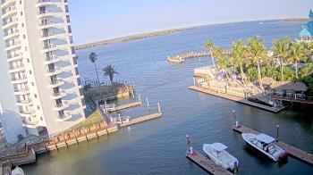 Weather camera view of Sanibel Harbour Yacht Club.