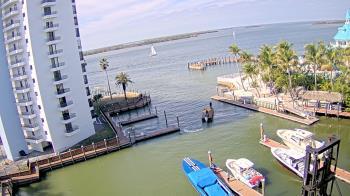 Weather camera view of Sanibel Harbour Yacht Club.