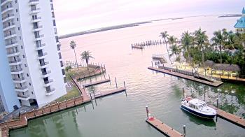 Weather camera view of Sanibel Harbour Yacht Club.
