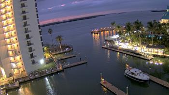 Weather camera view of Sanibel Harbour Yacht Club.