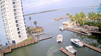 Weather camera view of Sanibel Harbour Yacht Club.